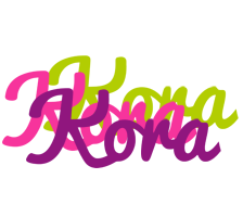 Kora flowers logo