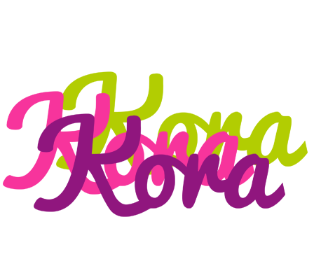 Kora flowers logo