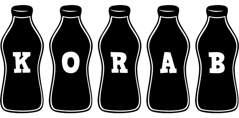 Korab bottle logo
