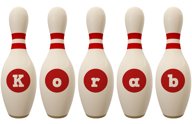 Korab bowling-pin logo
