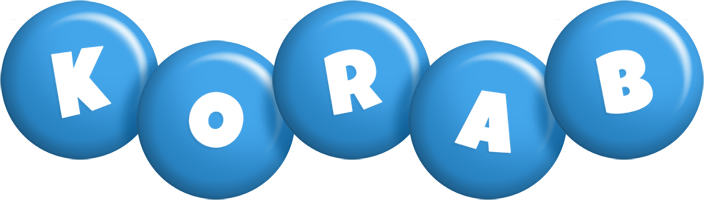 Korab candy-blue logo