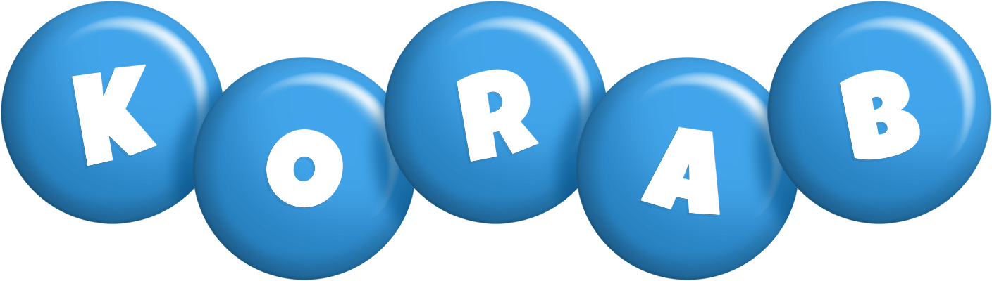 Korab candy-blue logo