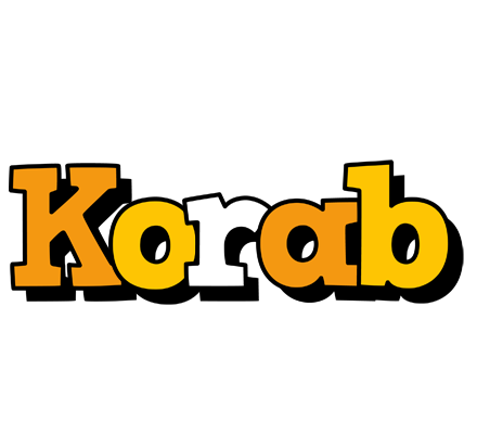Korab cartoon logo