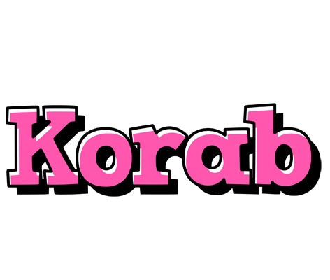 Korab girlish logo