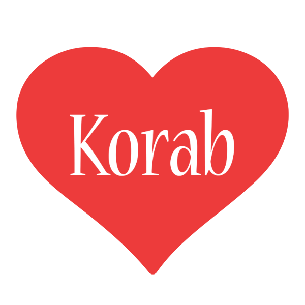 Korab love logo
