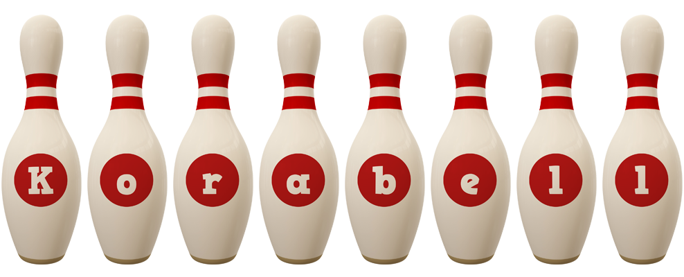 Korabell bowling-pin logo