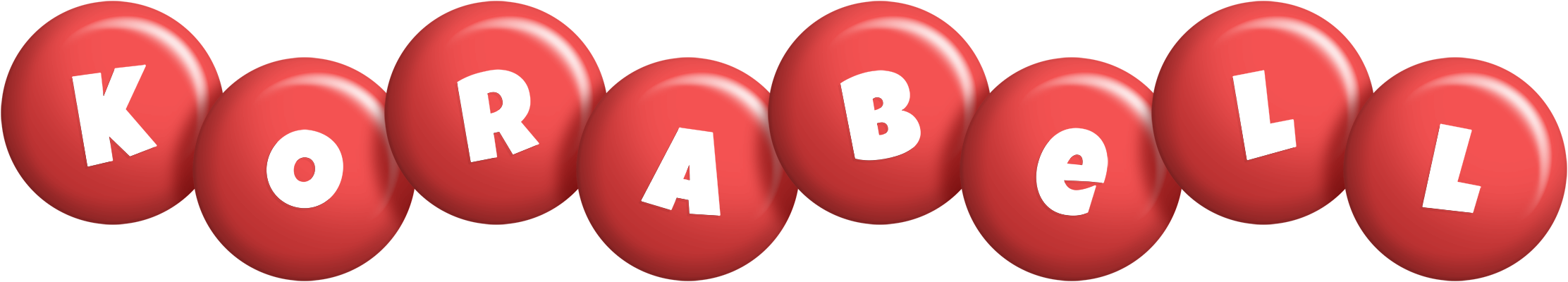 Korabell candy-red logo
