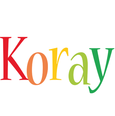 Koray birthday logo