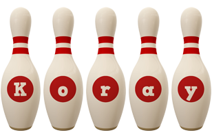 Koray bowling-pin logo