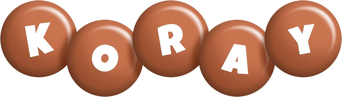 Koray candy-brown logo