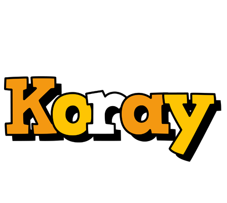 Koray cartoon logo