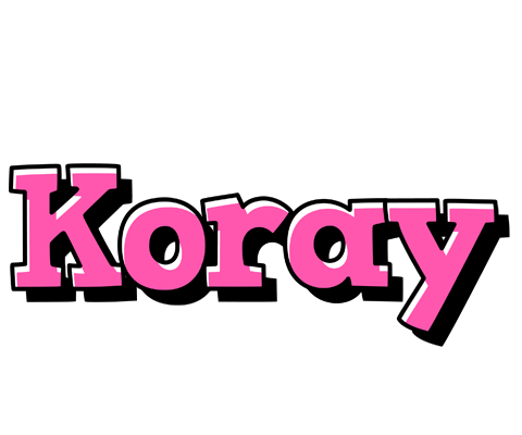 Koray girlish logo