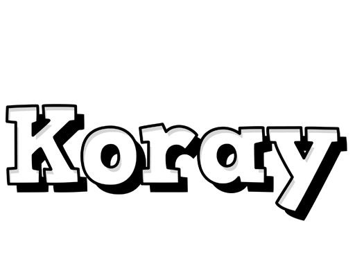 Koray snowing logo