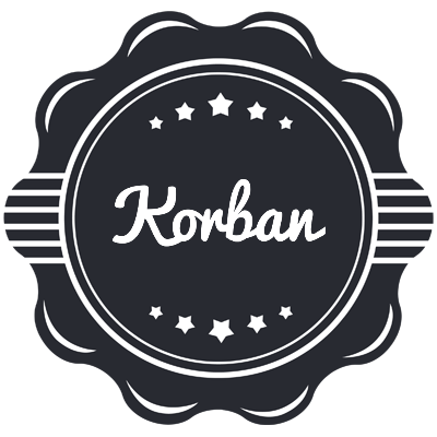 Korban badge logo