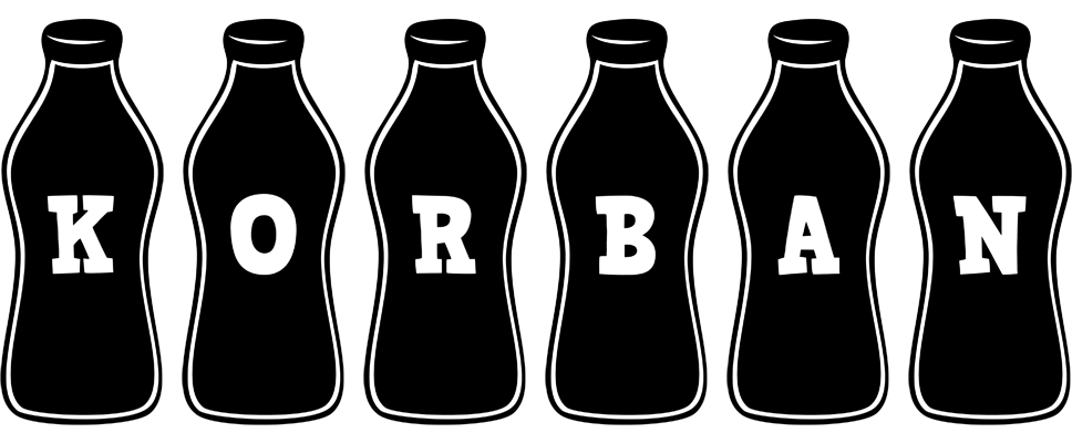 Korban bottle logo