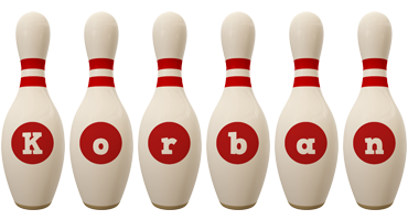 Korban bowling-pin logo