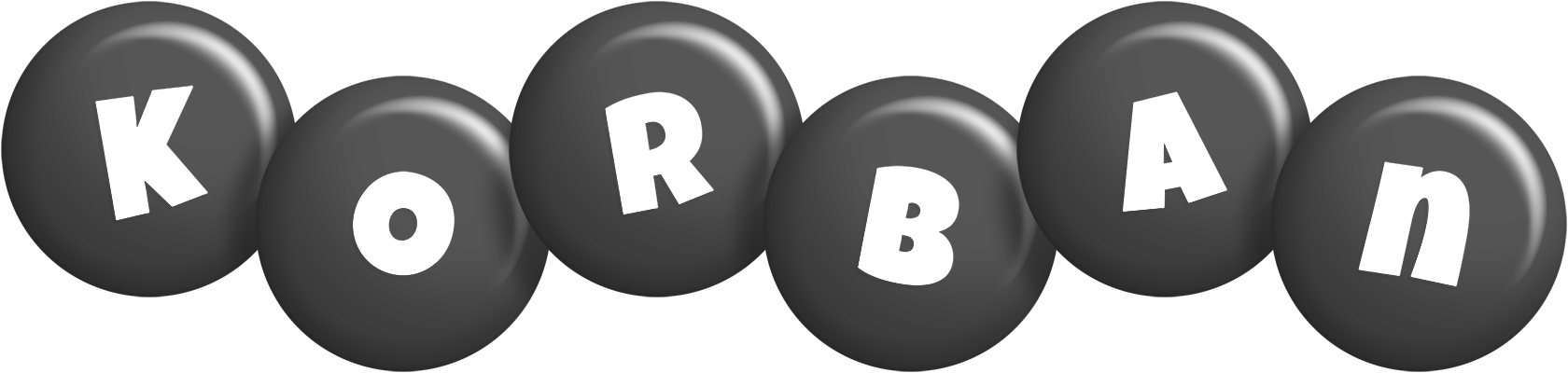Korban candy-black logo