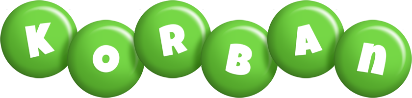 Korban candy-green logo