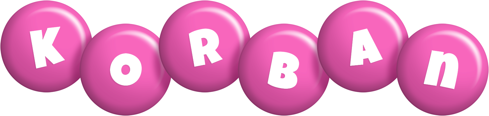 Korban candy-pink logo