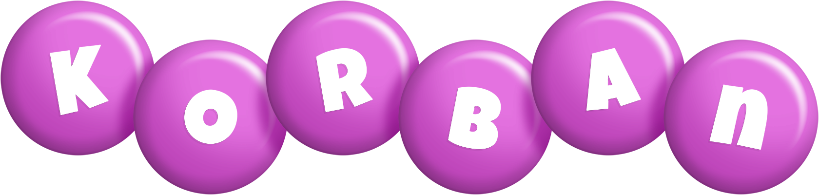 Korban candy-purple logo