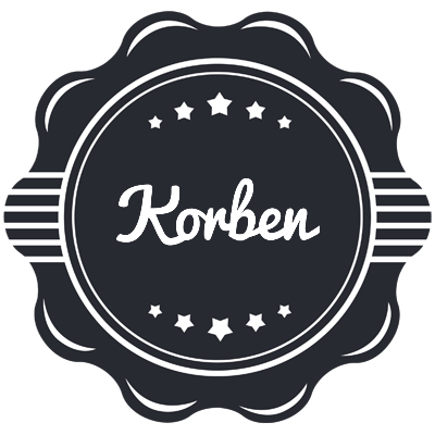 Korben badge logo