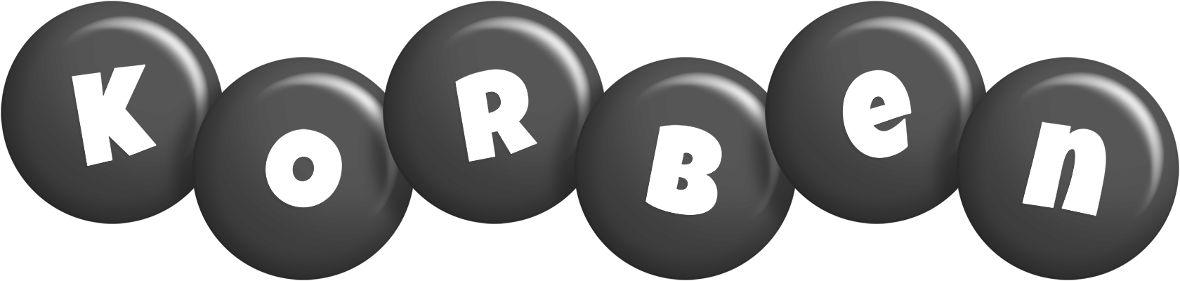Korben candy-black logo