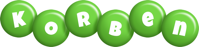 Korben candy-green logo