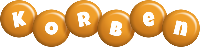 Korben candy-orange logo
