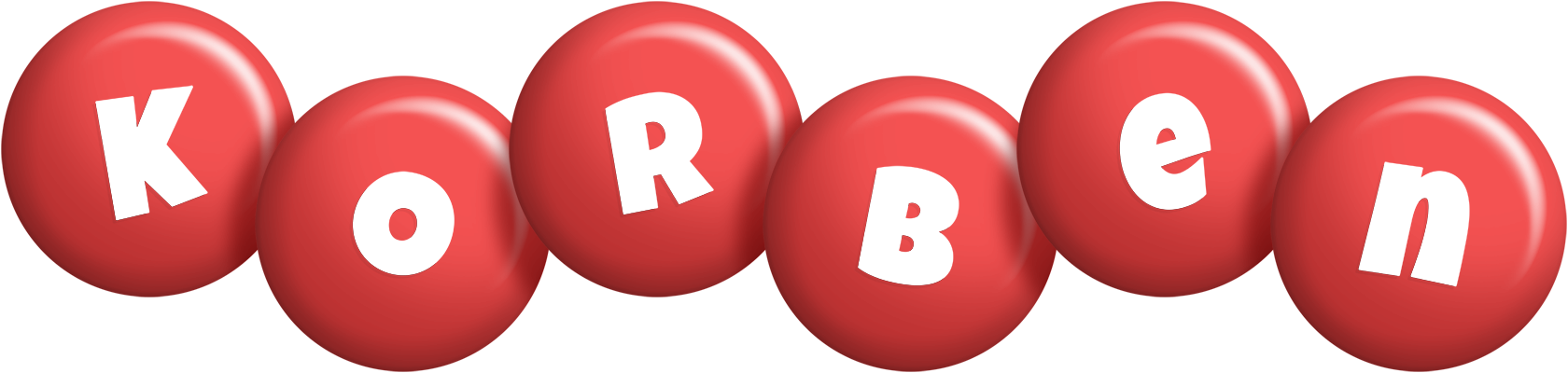 Korben candy-red logo