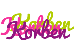 Korben flowers logo