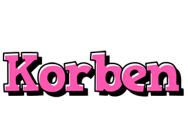 Korben girlish logo