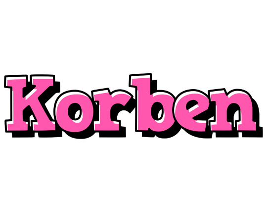 Korben girlish logo
