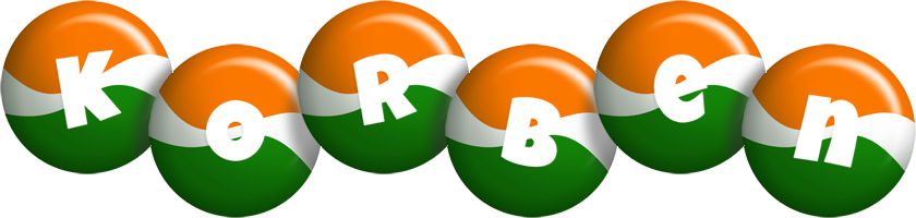 Korben india logo