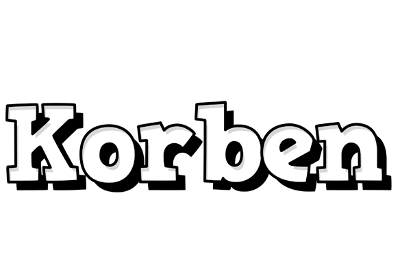 Korben snowing logo