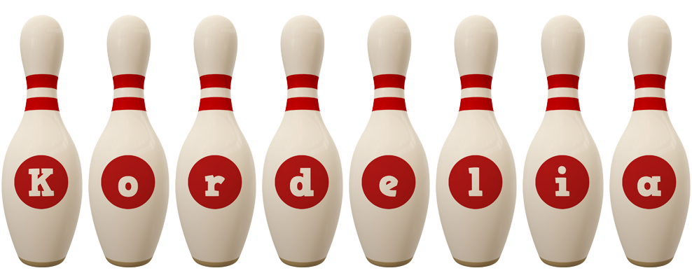 Kordelia bowling-pin logo