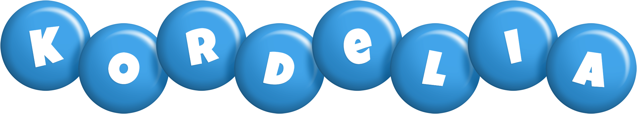 Kordelia candy-blue logo
