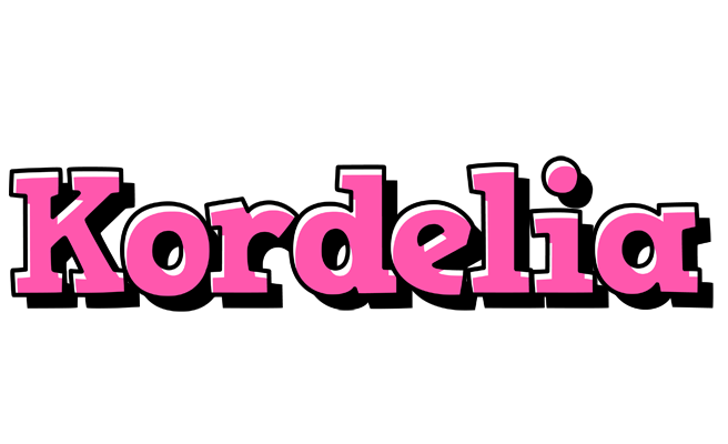 Kordelia girlish logo