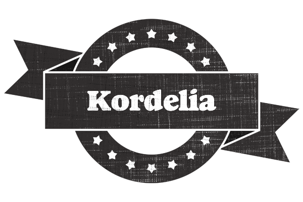 Kordelia grunge logo