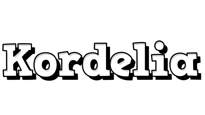 Kordelia snowing logo