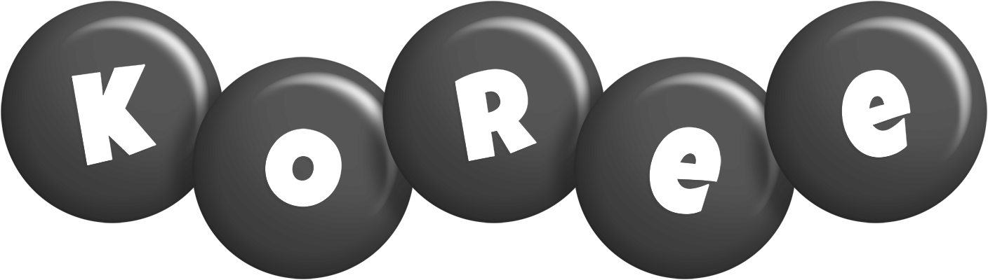 Koree candy-black logo