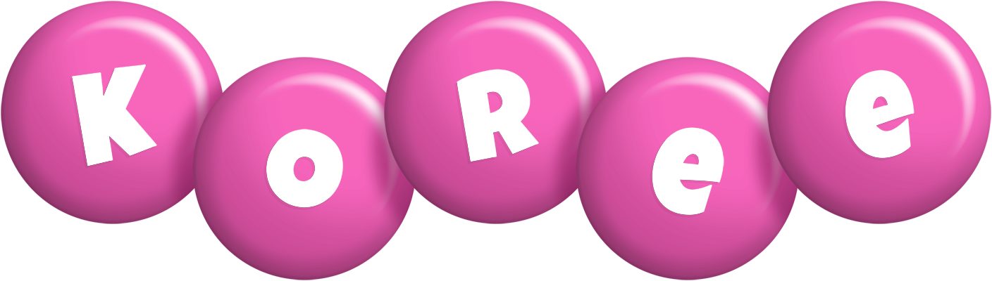 Koree candy-pink logo