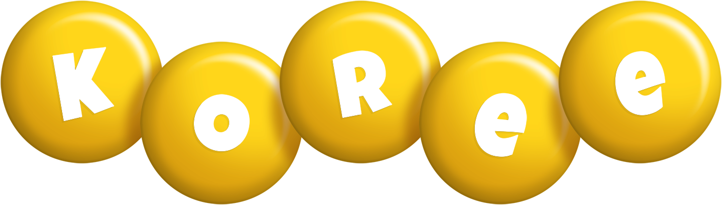 Koree candy-yellow logo