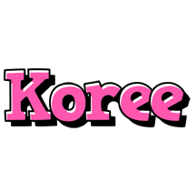 Koree girlish logo