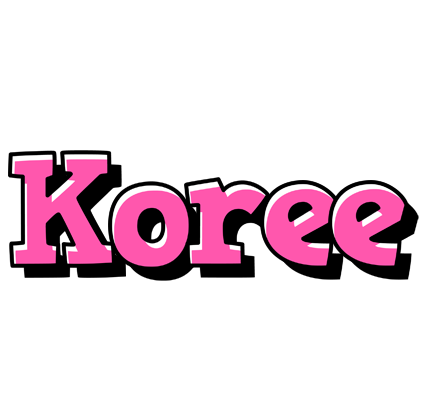 Koree girlish logo