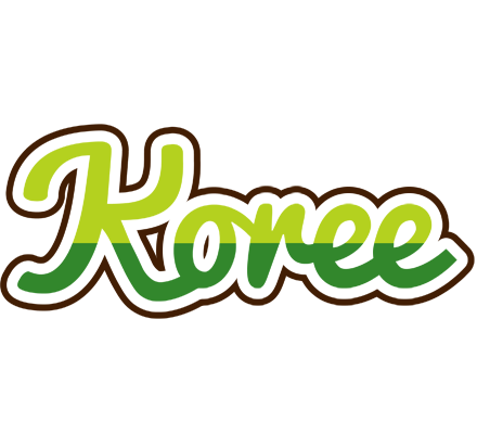 Koree golfing logo
