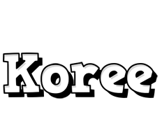 Koree snowing logo