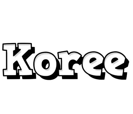 Koree snowing logo