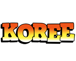 Koree sunset logo