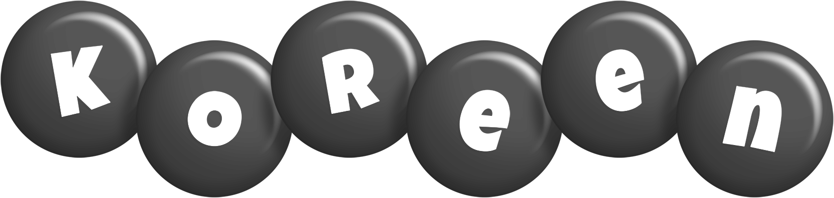 Koreen candy-black logo
