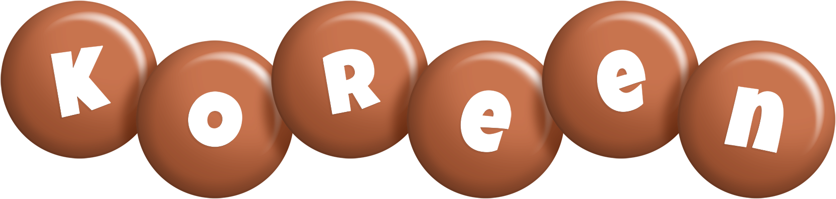 Koreen candy-brown logo